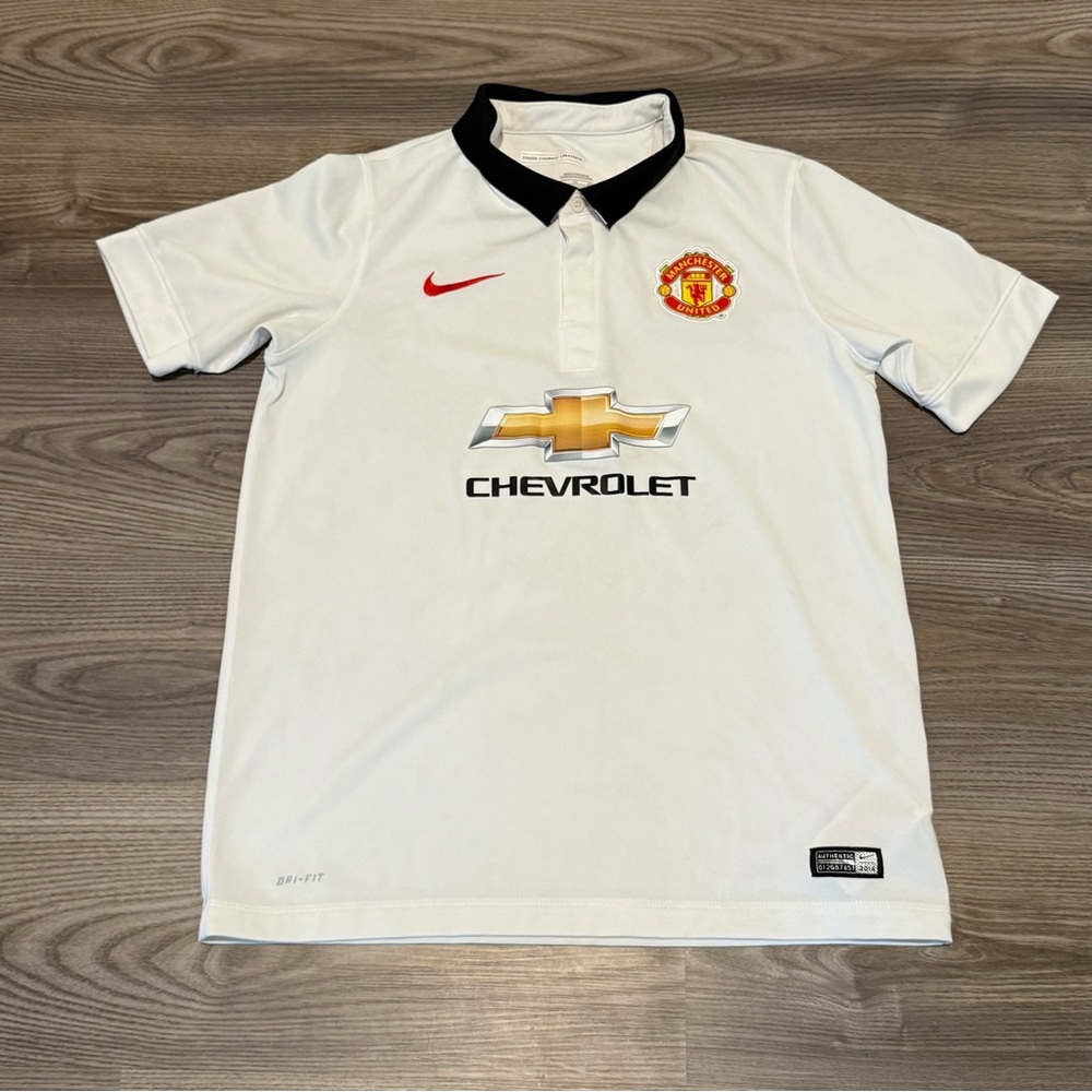 Manchester United 2014/2015 Away Football Soccer Jersey Nike Chevrolet Youth XL